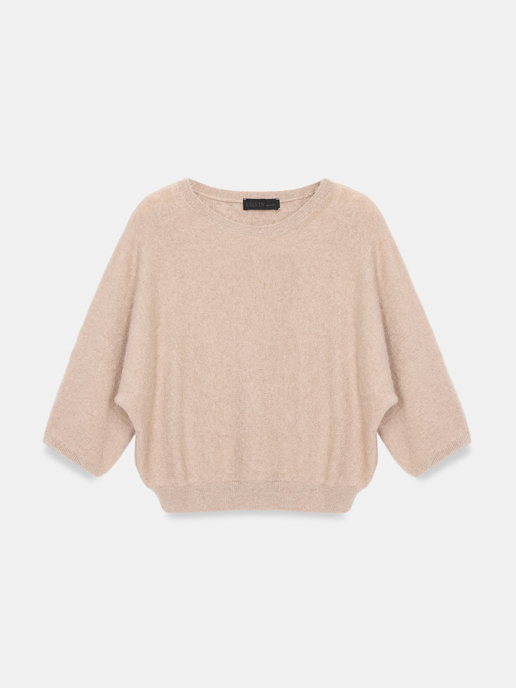 10852 Bisiklet Yaka Yumuşak Dokulu Kazak-Vizon