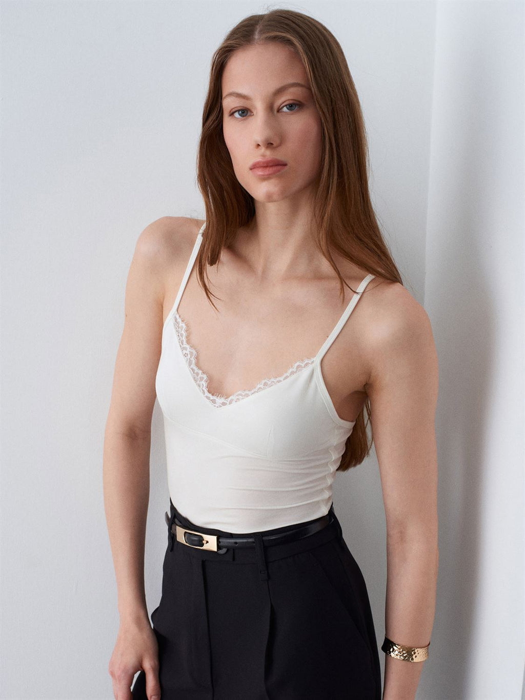 21191 Dantelli Top-Ekru
