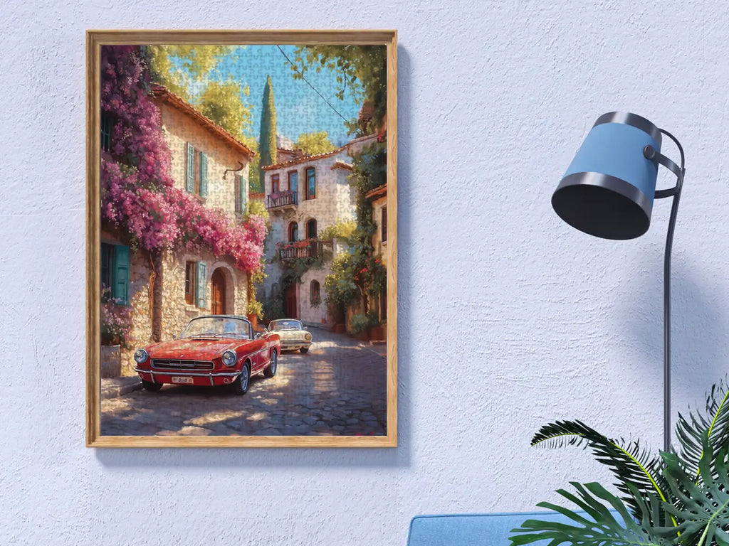 Begonvil Sokak 1000 Parça Puzzle
