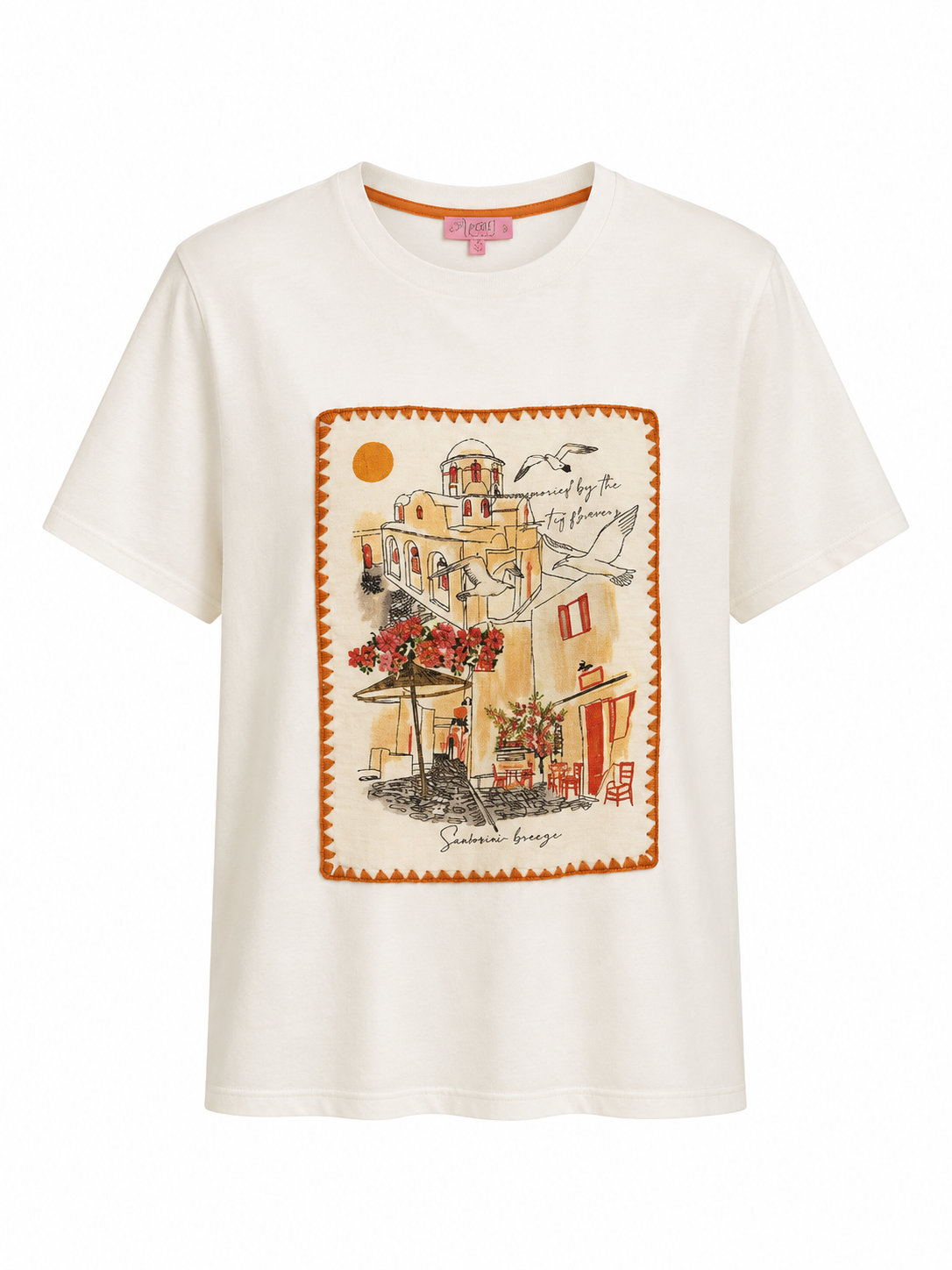 Summer Orange Baskı Tshirt