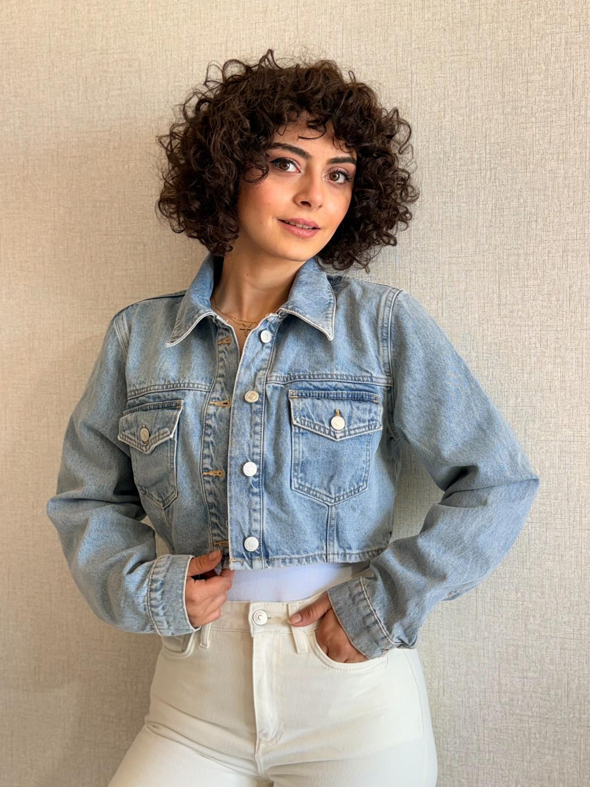 Crop Kot Ceket