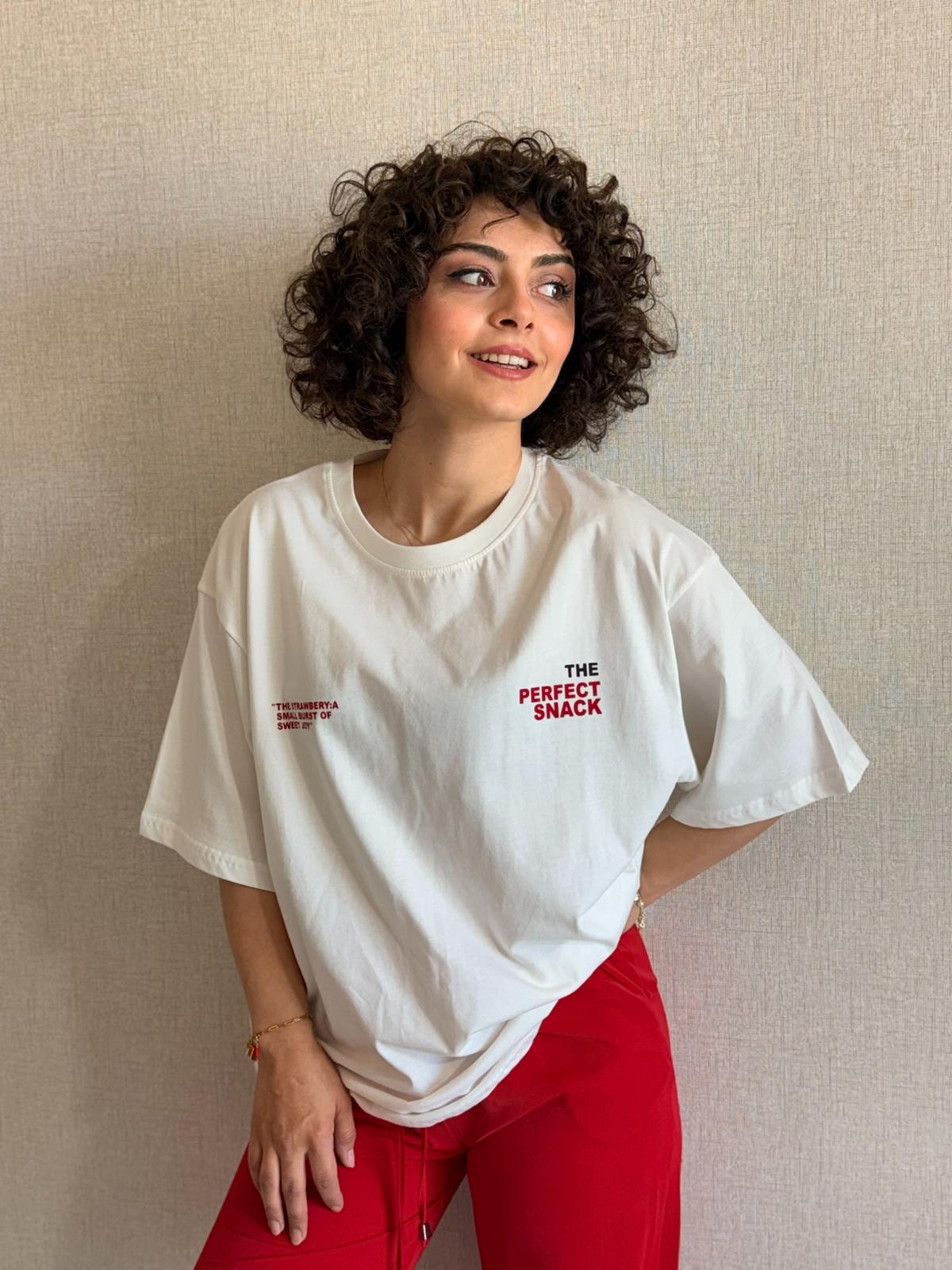 Sırtı Baskılı T-Shirt