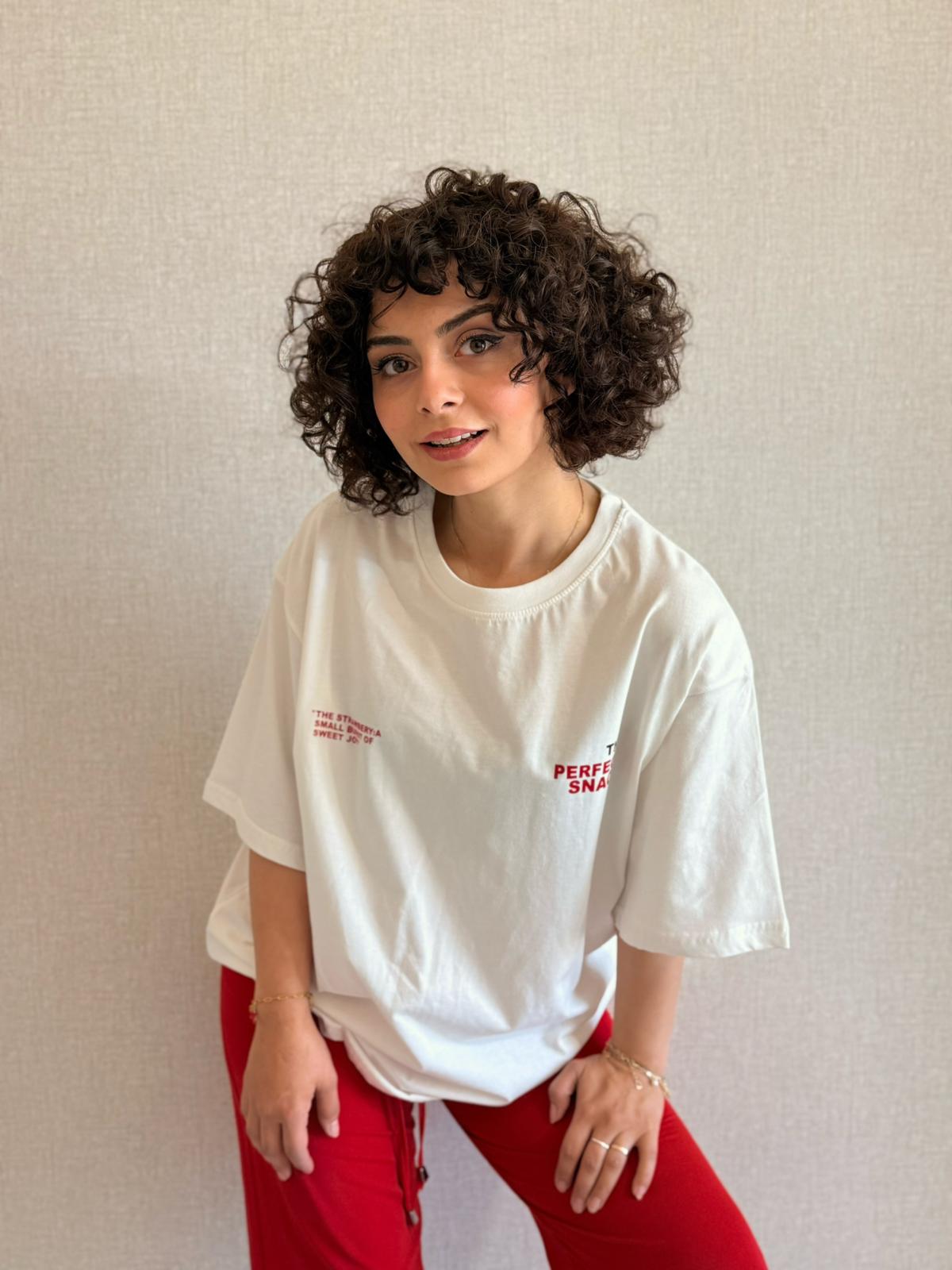 Sırtı Baskılı T-Shirt