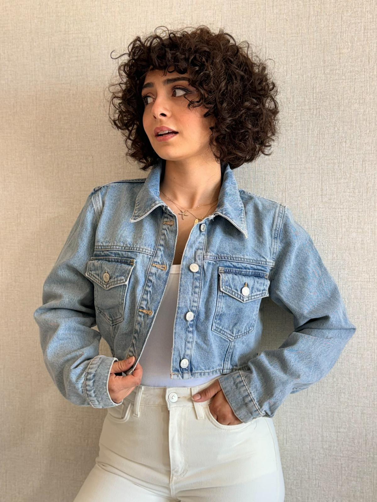 Crop Kot Ceket