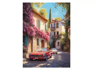 Begonvil Sokak 1000 Parça Puzzle