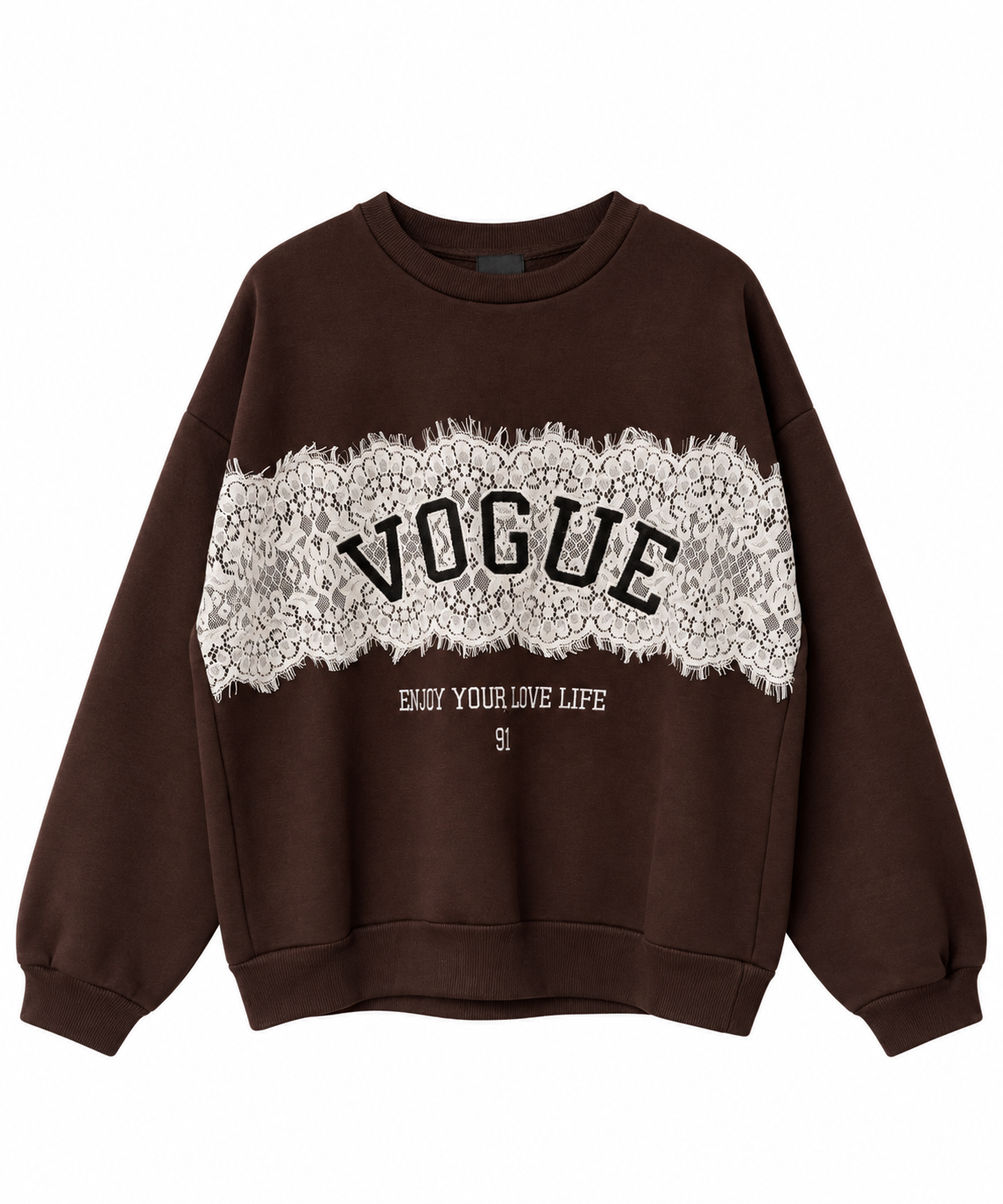 Vogue Dantel Detaylı Sweatshirt