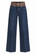 Çift Renk Denim Pantolon