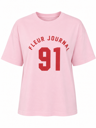 Fleur Journal Tshirt Pembe