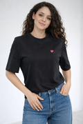 Mini Heart Tshirt Siyah