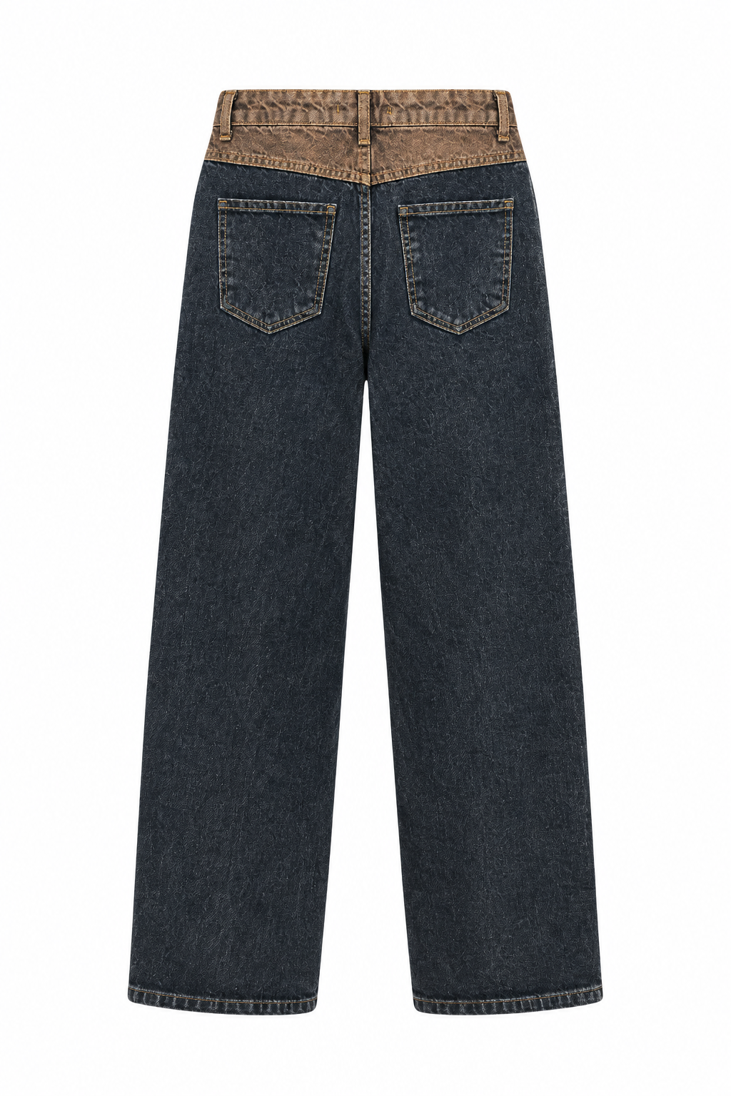 Çift Renk Denim Pantolon