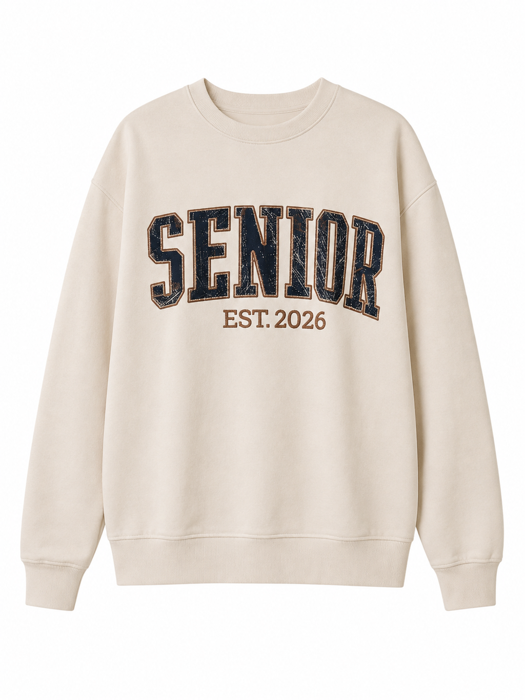 Nakış Detaylı Sweatshirt Bej