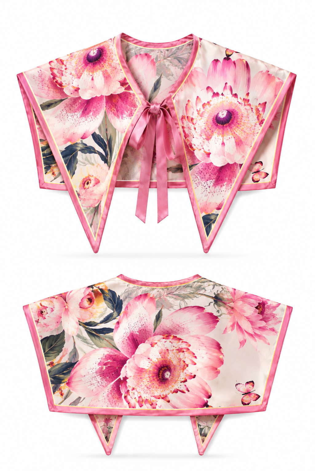 Blush Garden Pelerin Yaka