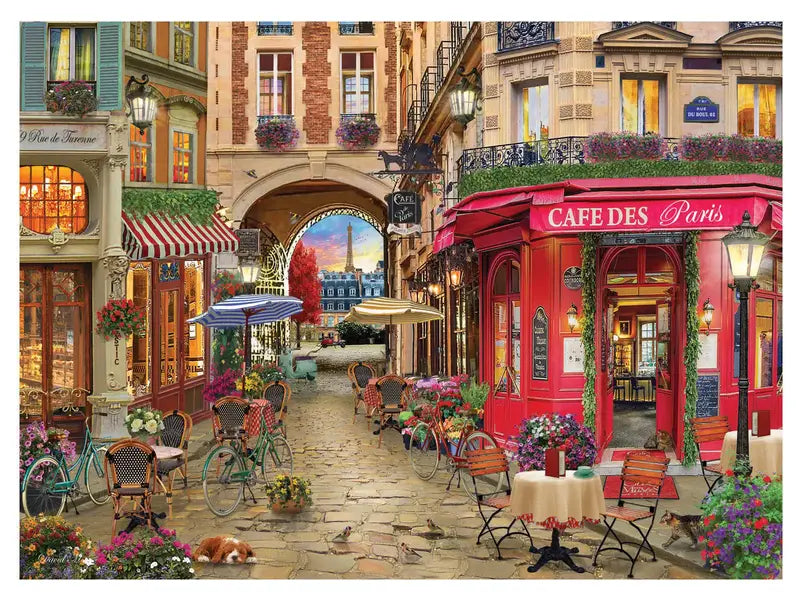 Paris Cafe 1000 Parça Puzzle