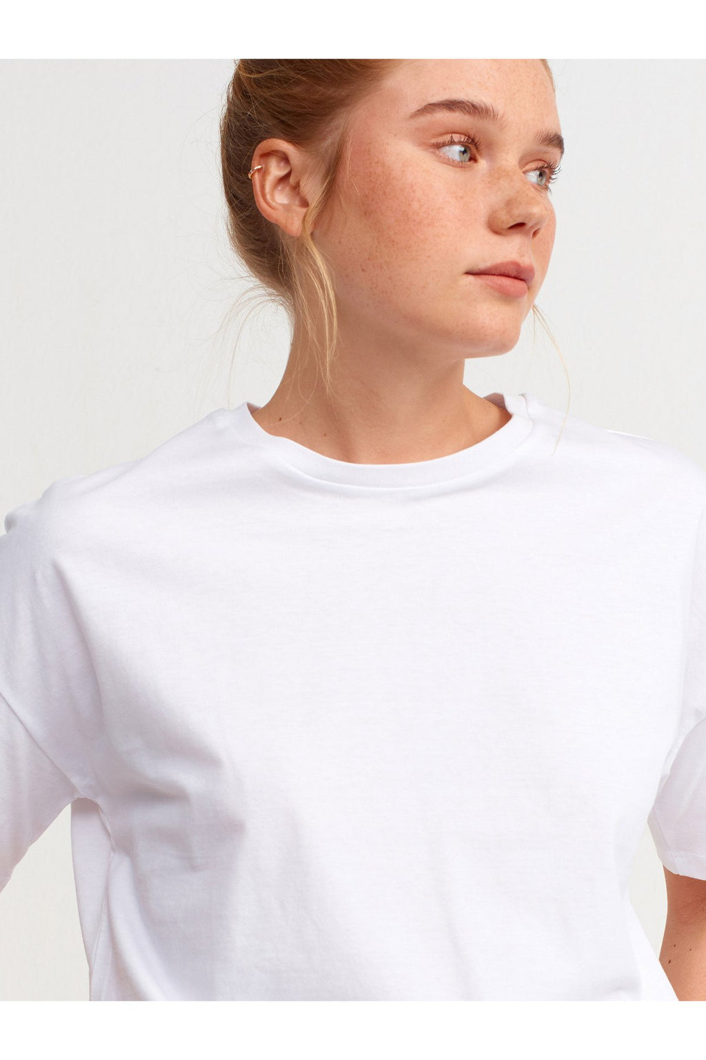 3683 Basic T-Shirt-Beyaz