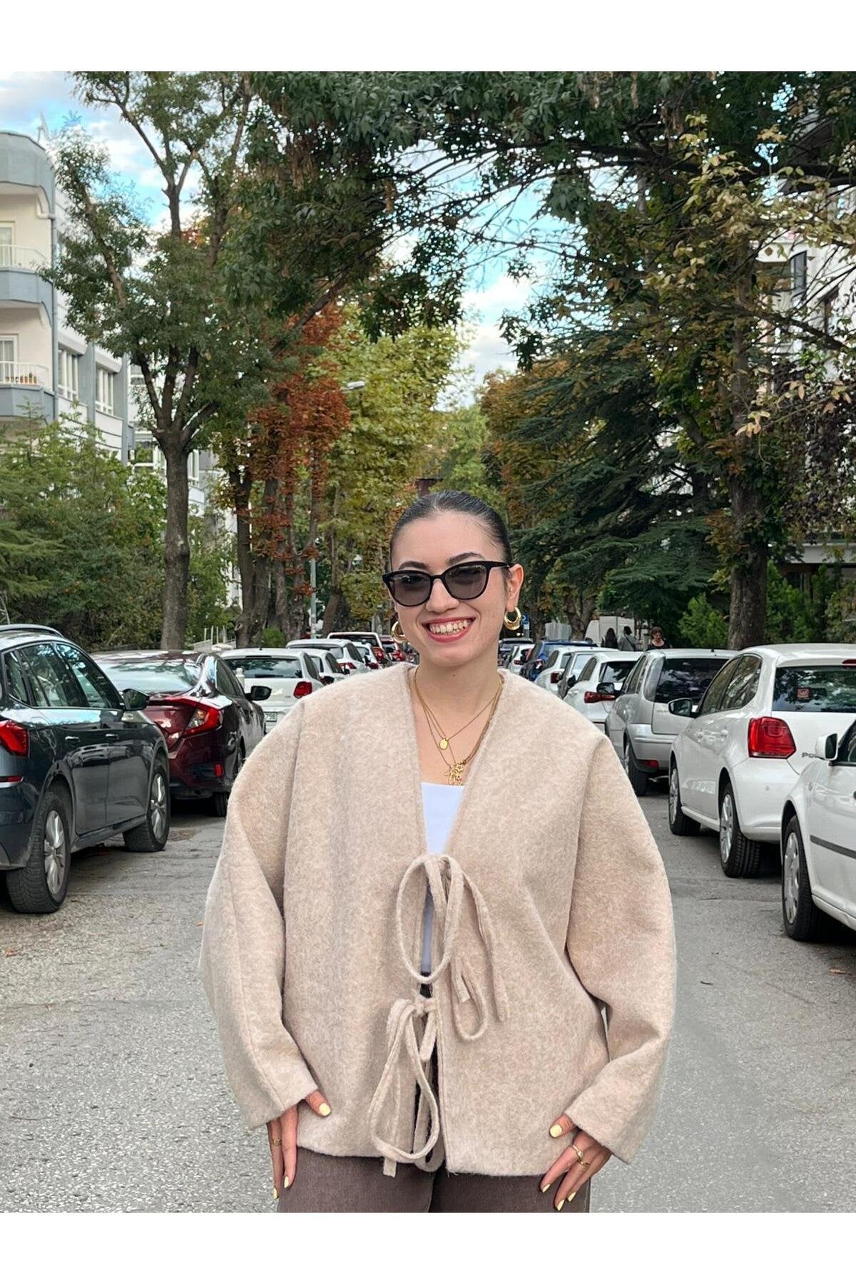 Kırçıllı Ceket -Bej