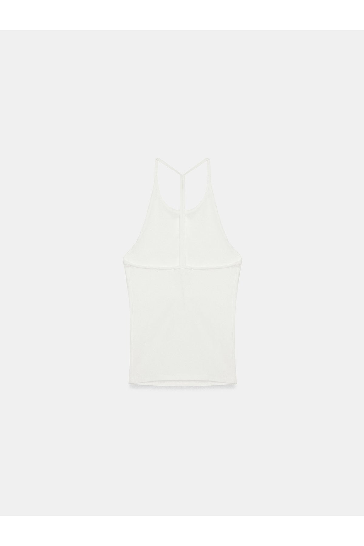 21051 Halter Yaka Askılı Top-Ekru