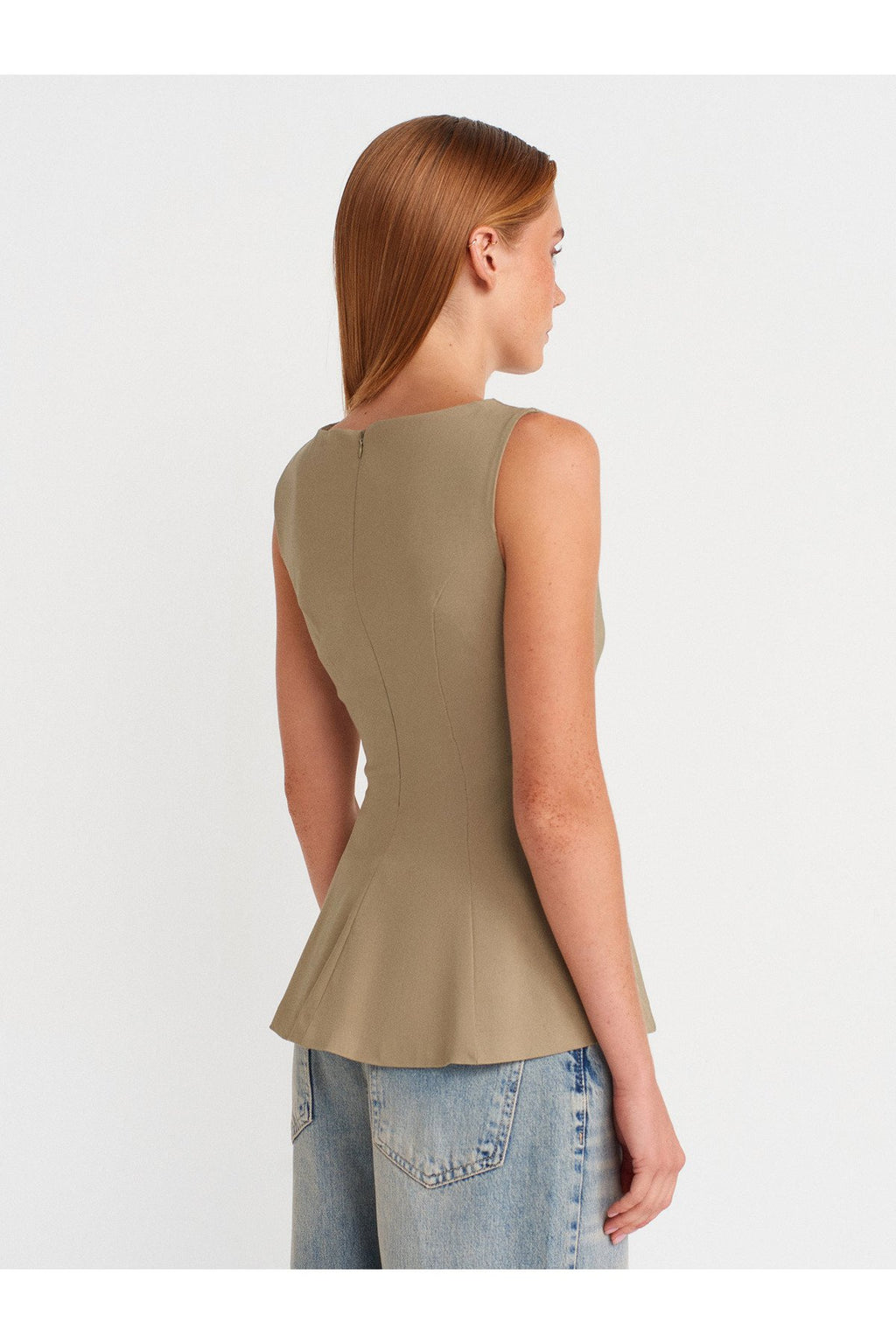 50281 Peplum Top-Çağla