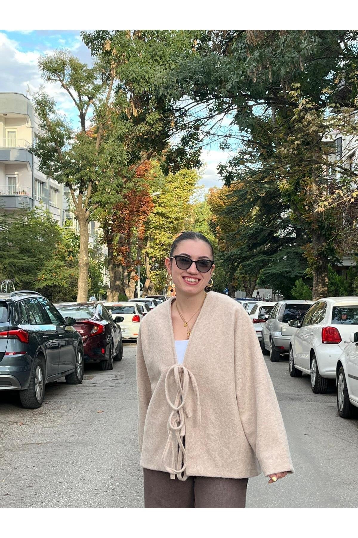 Kırçıllı Ceket -Bej