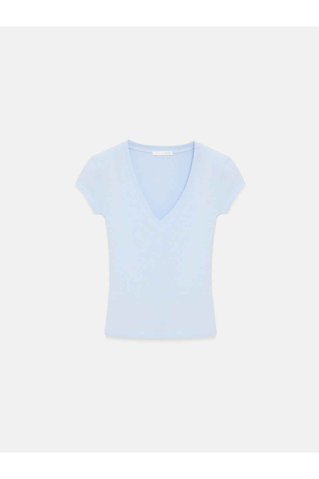 32799 V Yaka Top-Açık Mavi