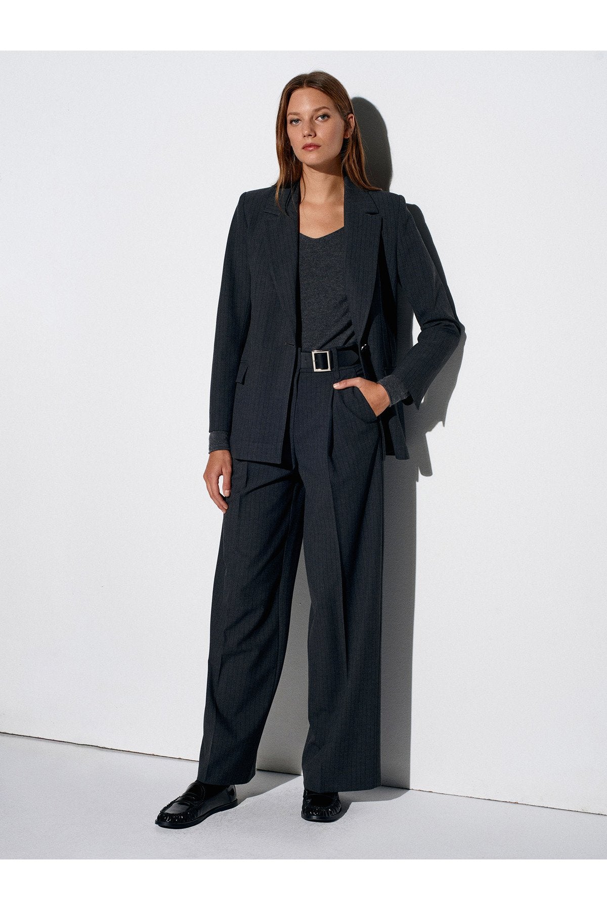 60775 Blazer Ceket-Antrasit