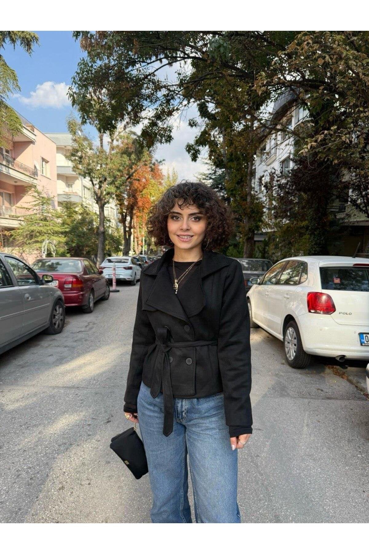 Bağlamalı Goldfox Ceket -Lacivert