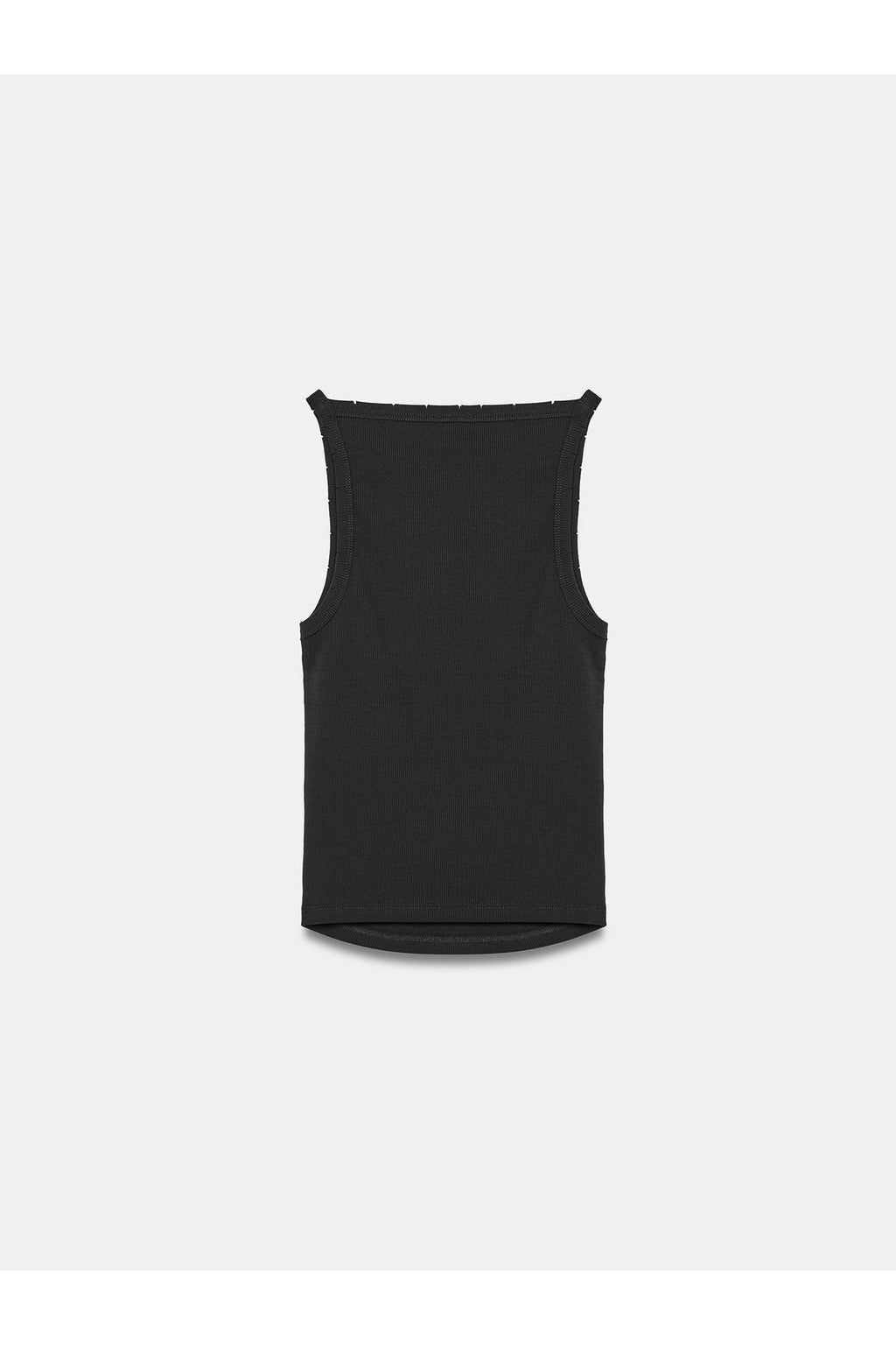 32892 Halter Yaka Top-Siyah