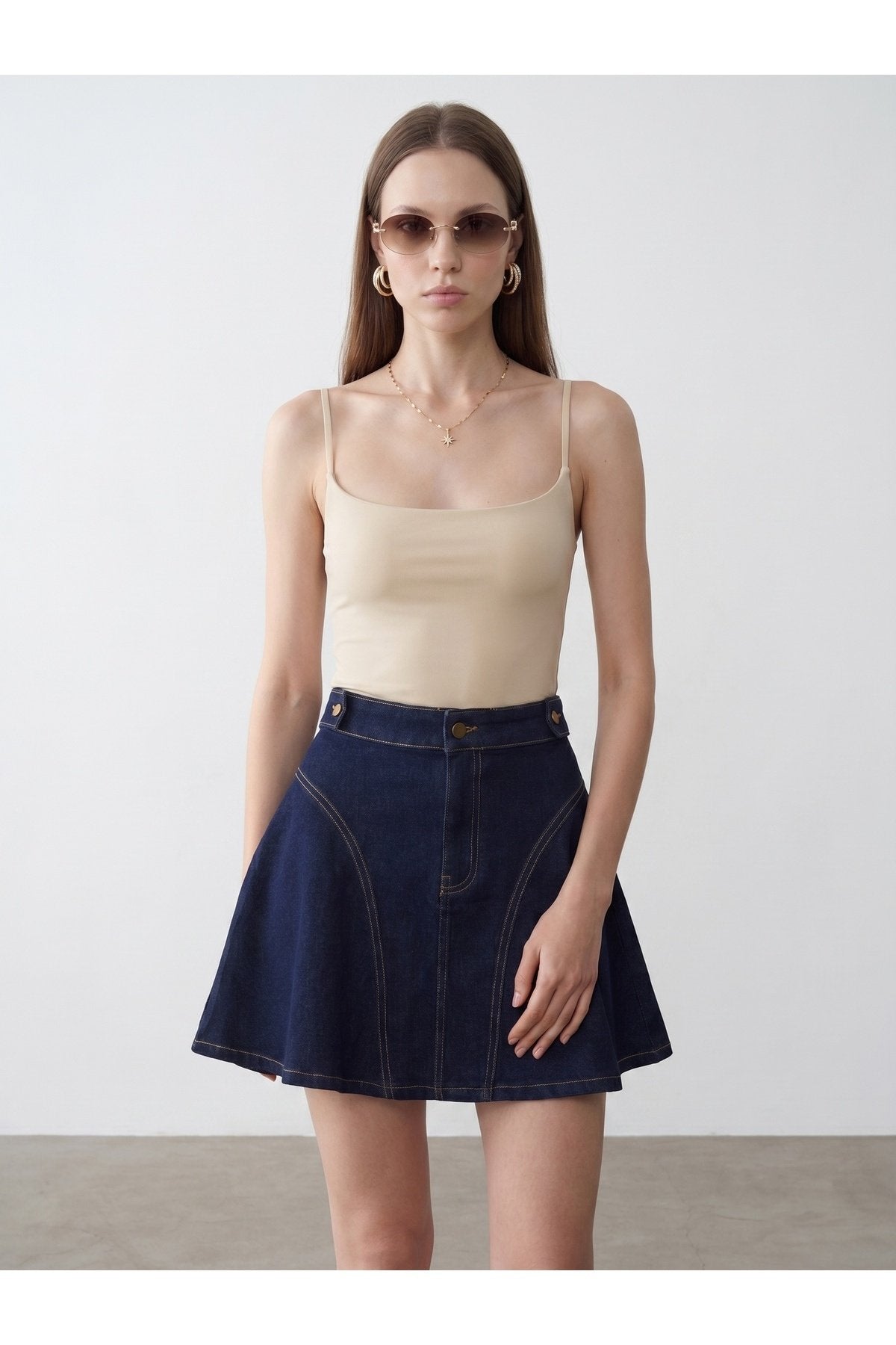 21200 Bra-Free Askılı Top-Taş