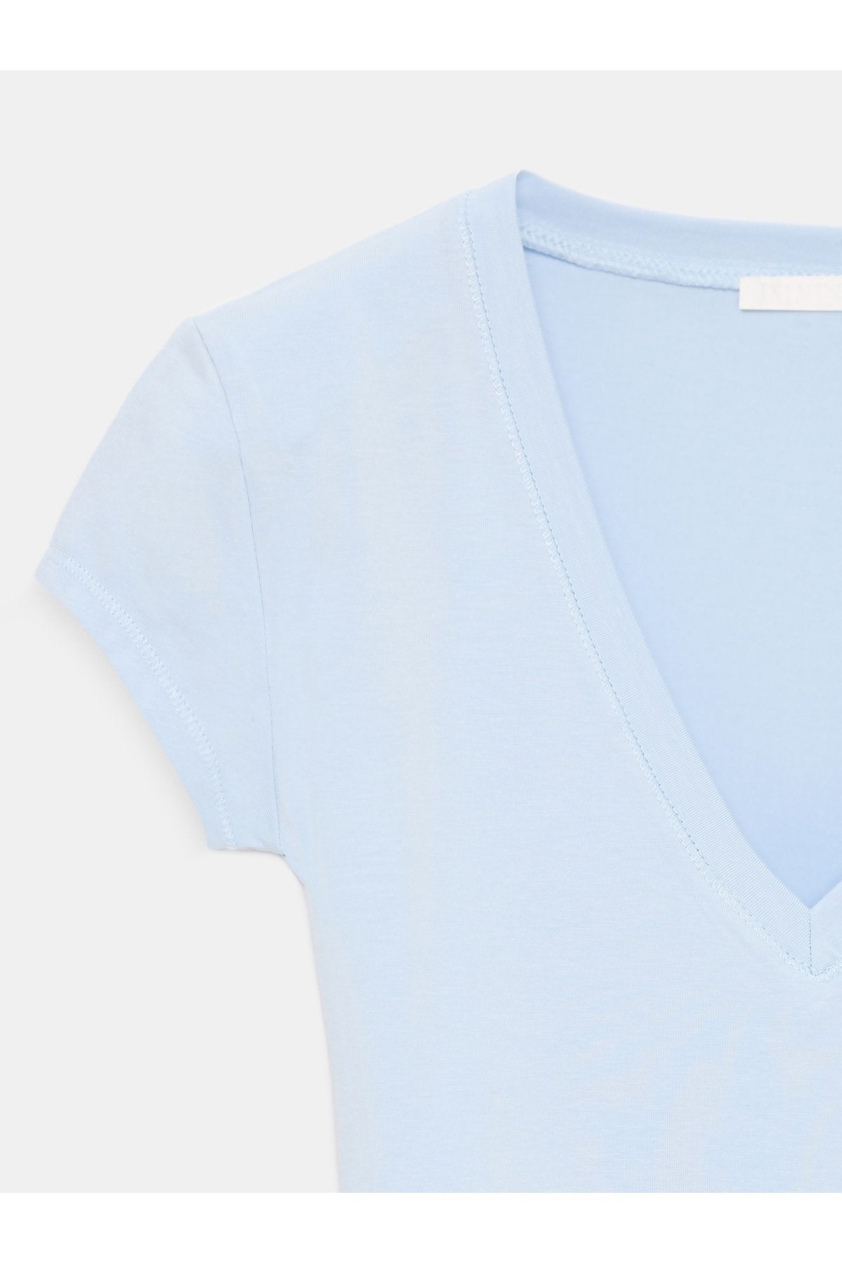 32799 V Yaka Top-Açık Mavi