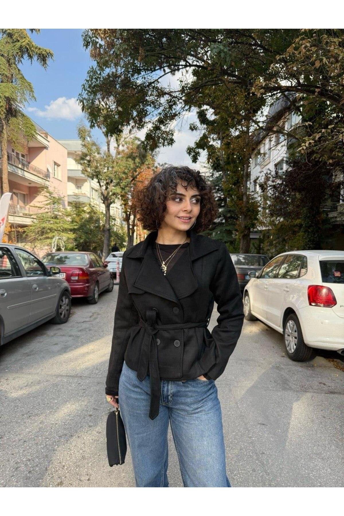 Bağlamalı Goldfox Ceket -Lacivert