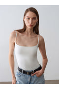 21200 Bra-Free Askılı Top-Ekru