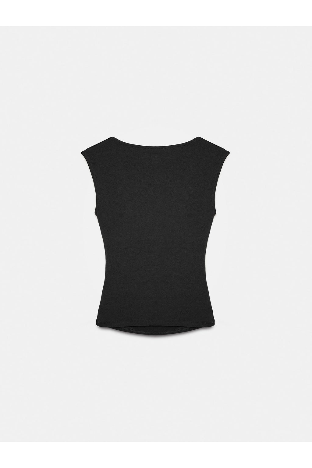 21222 V Yaka Basic Top-Siyah