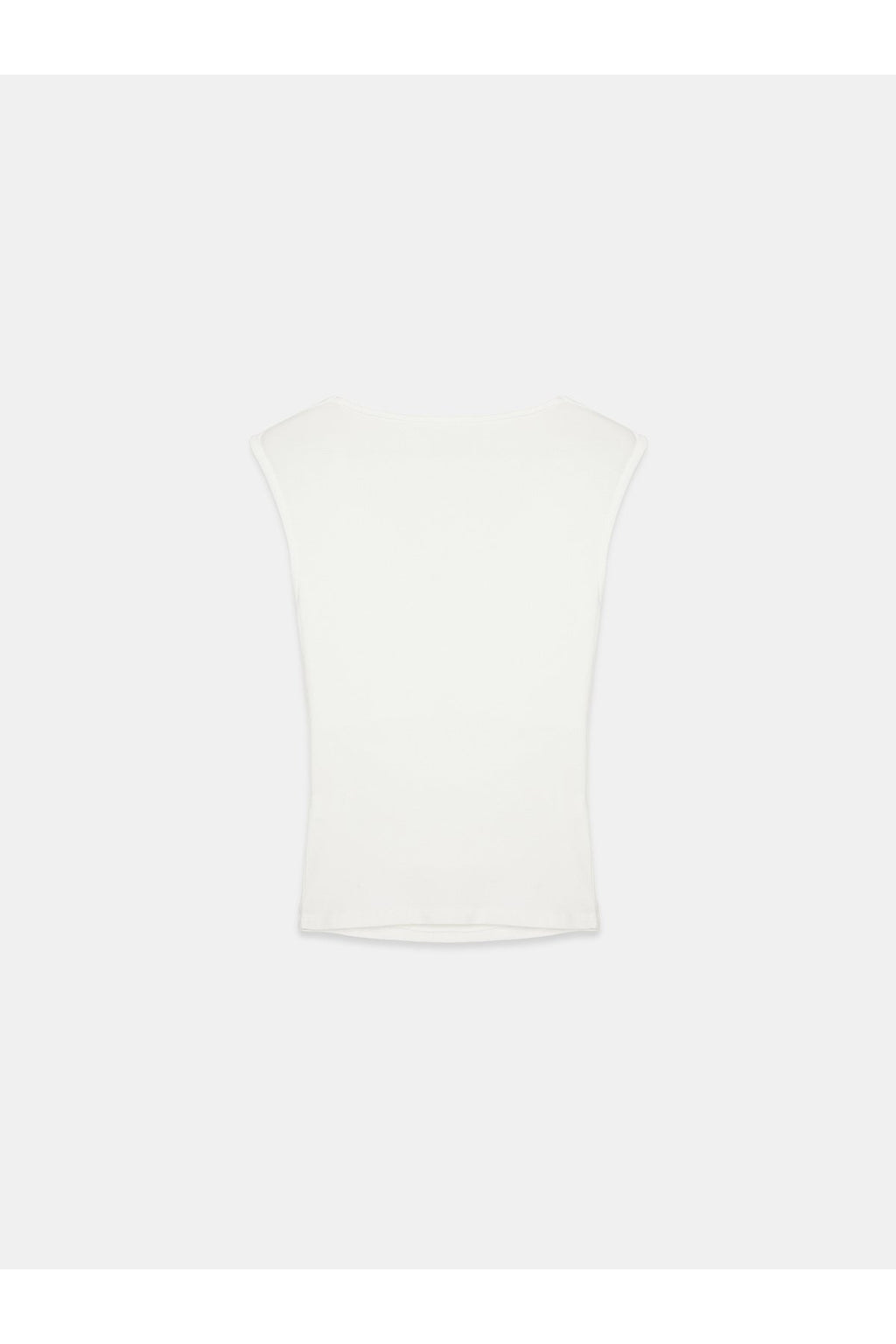 21222 V Yaka Basic Top-Ekru