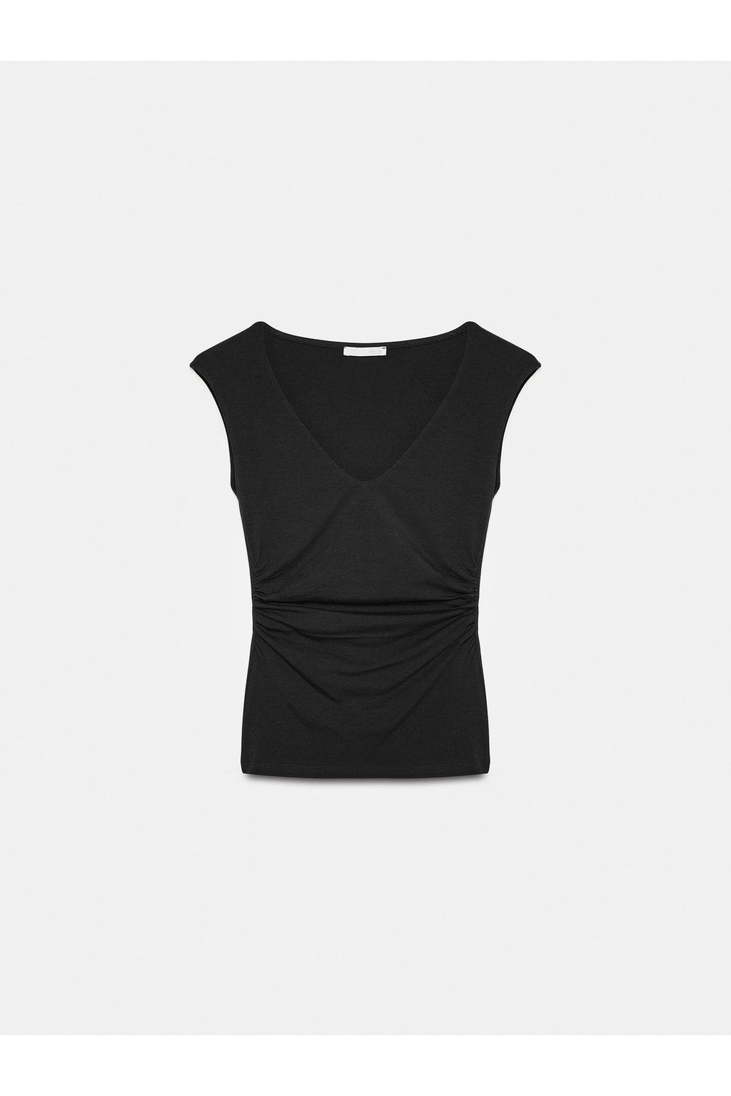 21222 V Yaka Basic Top-Siyah