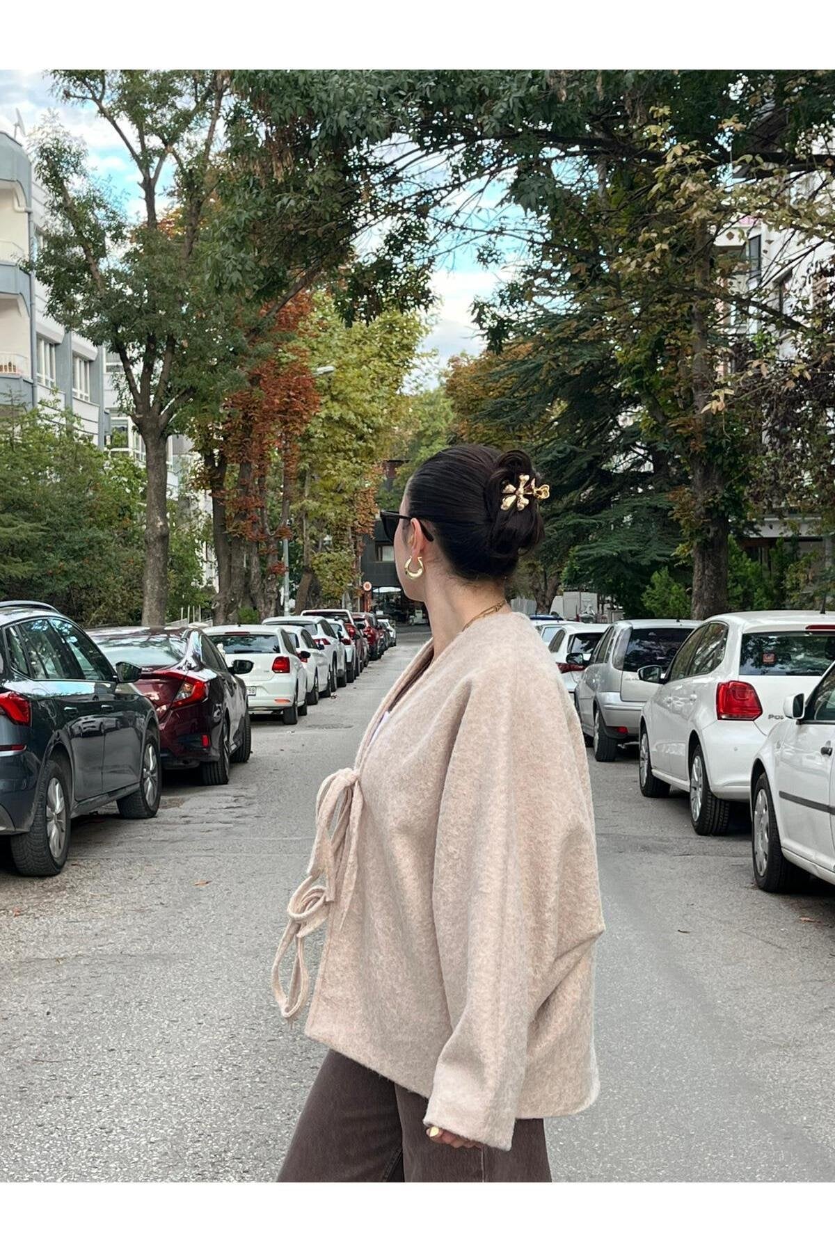 Kırçıllı Ceket -Bej