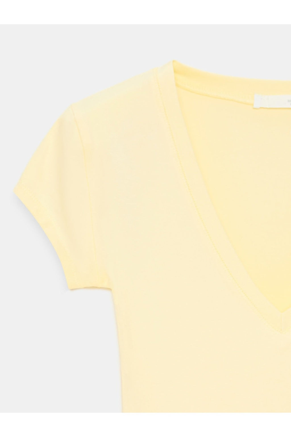 32799 V Yaka Top-Açık Sarı