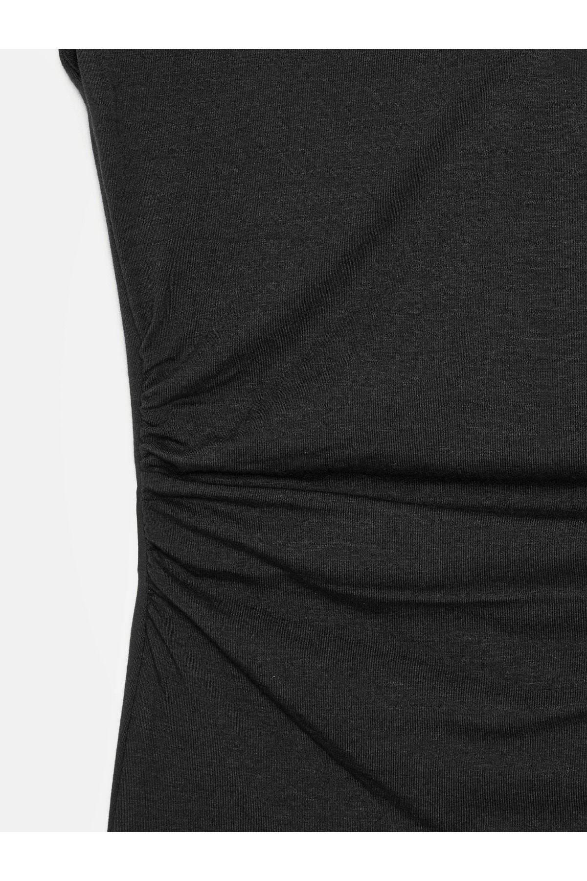 21222 V Yaka Basic Top-Siyah