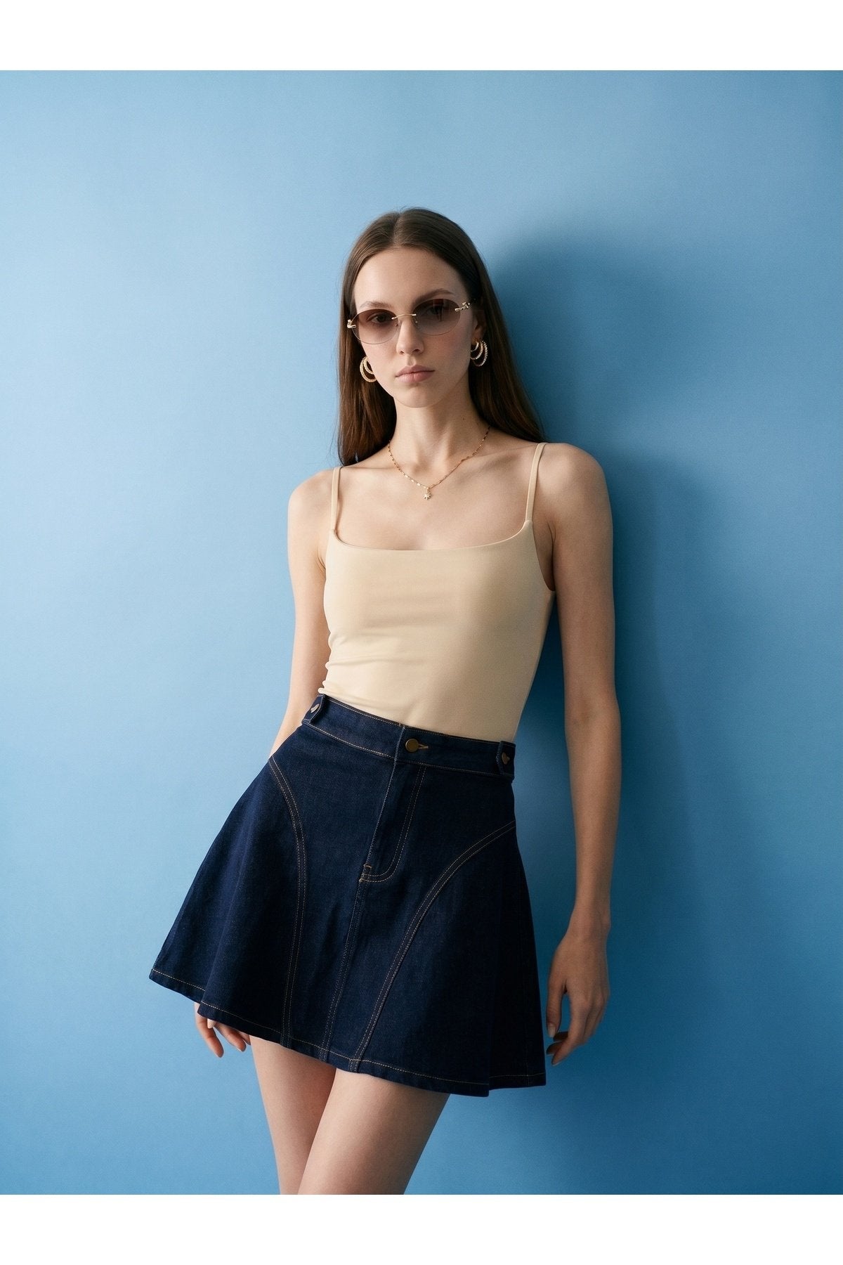 21200 Bra-Free Askılı Top-Taş