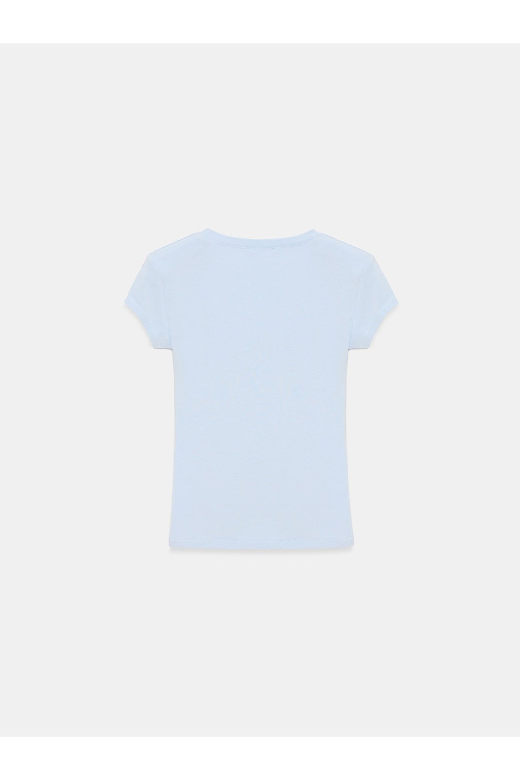 32799 V Yaka Top-Açık Mavi