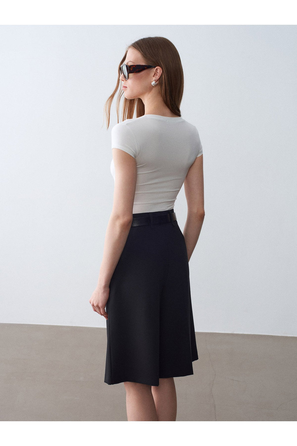 32799 V Yaka Top-Ekru