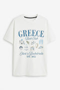 Greece baskılı Tshirt
